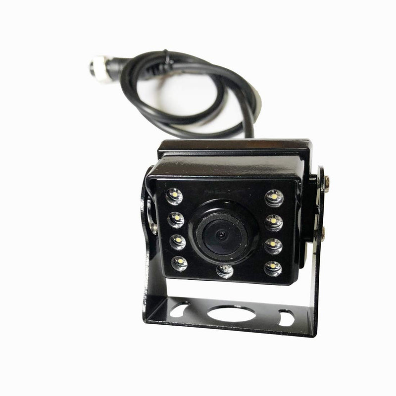 Wired AHD 1080P Vehicle Backup Reversing Rear View Mirror Camera,8 LED IR Night Vision Waterproof IP69K Anti Fog with 4 Pin 10m Aviation Cable for RV Long Truck Trailer Caravan Rear View Camera