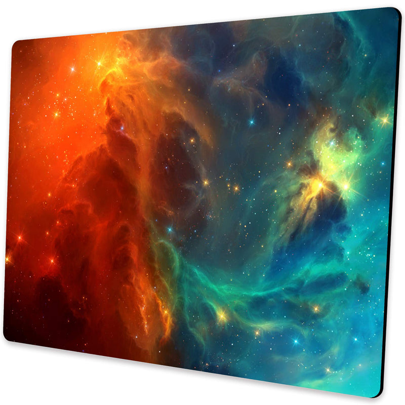 Shalysong Cool Galaxy Mouse Pad Personalized Custom Design Computer Laptop Mouse Pad Non-Slip, Washable 9.7 x 7.9 inch Square galaxy