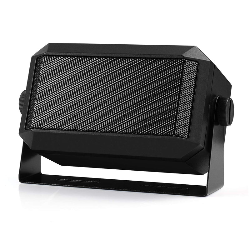[AUSTRALIA] - Radioddity Mini External Speaker for Mobile Radio Car Transceiver, 5W Universal Portable, 71" Power Cable, 4 x 4, Compatible CB-27 Pro DB20-G Icom ID-5100 Yaesu FT-891 Midland MXT115 