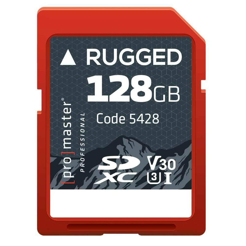 ProMaster Rugged SDXC 128gb UHS-I V30