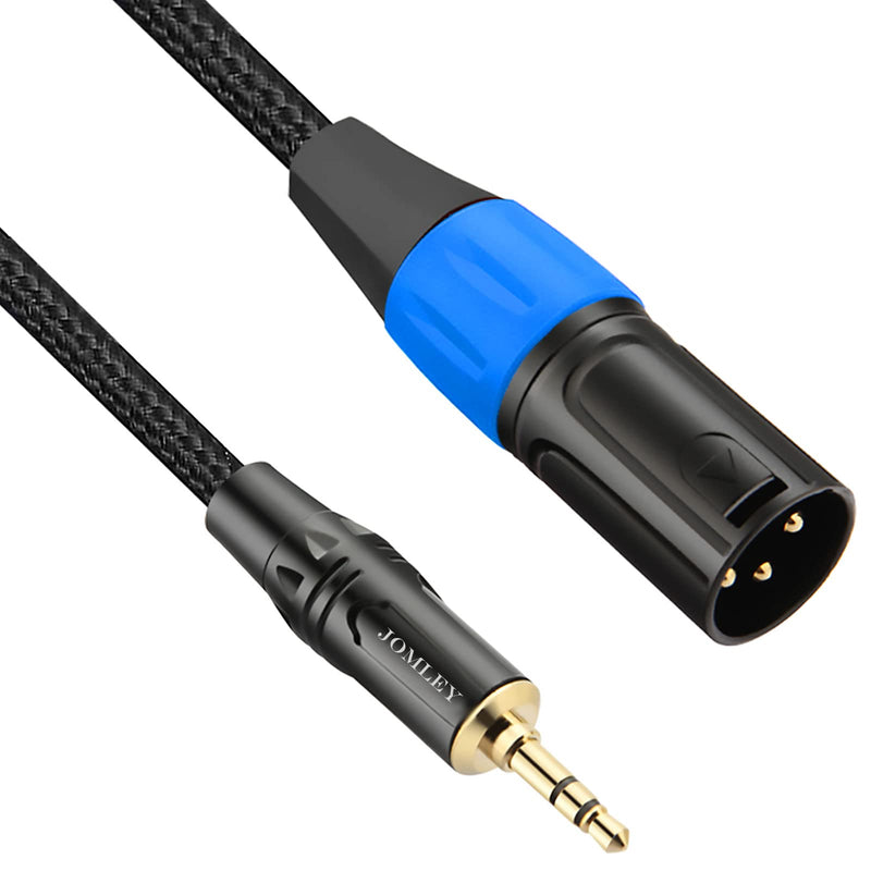 3.5mm to XLR Cable, XLR to 3.5mm Unbalanced Aux Micphone Cbale, 1/8 inch Mini Jack Stereo to XLR Male Cord Adapter for Cell Phone, Laptop, Speaker, Mixer - 3.3ft 3.3 feet