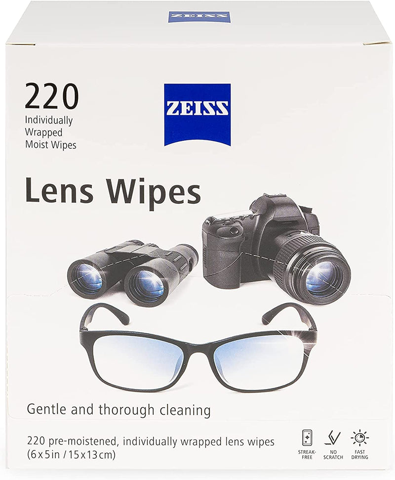 Zeiss Lens Wipes, White, 220 Count… 220 Count (Pack of 1)
