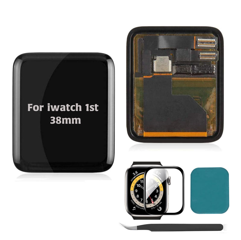 A-MIND for Apple Watch Series 1 Iwatch 1st 38mm LCD Display Touch Screen Replacement Assembly,for Iwatch 1st 38mm Display LCD Panel Repair with Tools 38mm LCD with Touch