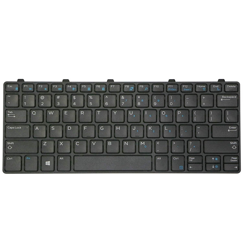 AUTENS Replacement US Keyboard for Dell Latitude 3180 3189 3190 3380 Laptop No Backlight