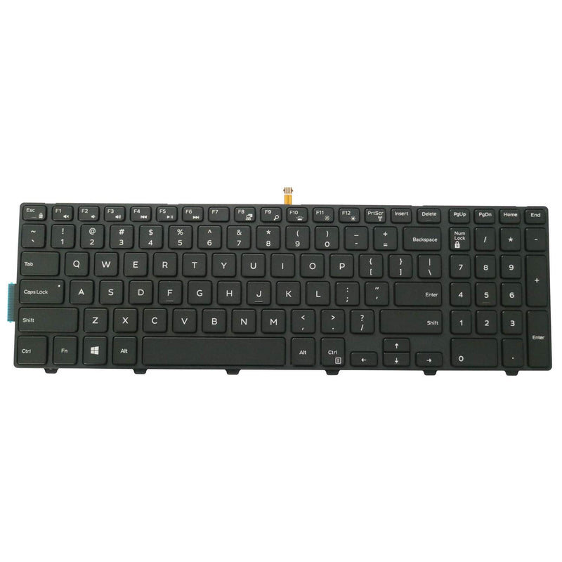 AUTENS Replacement Keyboard for Dell Inspiron 15 5000 5542 5543 5545 5547 5548 5551 5552 5555 5557 5558 5559 5566 5576 5577 Laptop (White Backlight) White Backlight