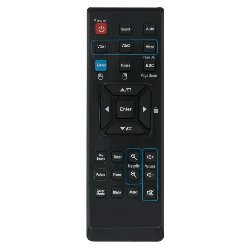 New Replacement Remote Control Applicable for Viewsonic Projector PJD5233 PJD5523W VS14112 VS14114 VS13870 PJD5123 PJD5223 PJD5221 PJD5133 PJD5353 VS14116 VS13869