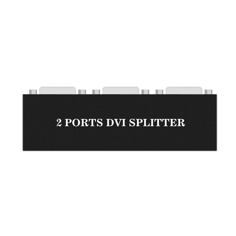 DVI Splitter 1x2 1In 2 Out DVI Switchers Video Splitter HD 1080P with US Power Adapter