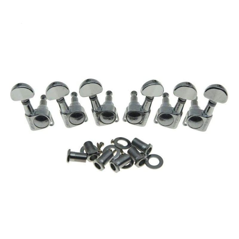 Wilkinson 3x3 ROTO Style Guitar Tuners Tuning Keys Pegs Guitar Machine Heads for Les Paul or Acoustic Guitars Chrome