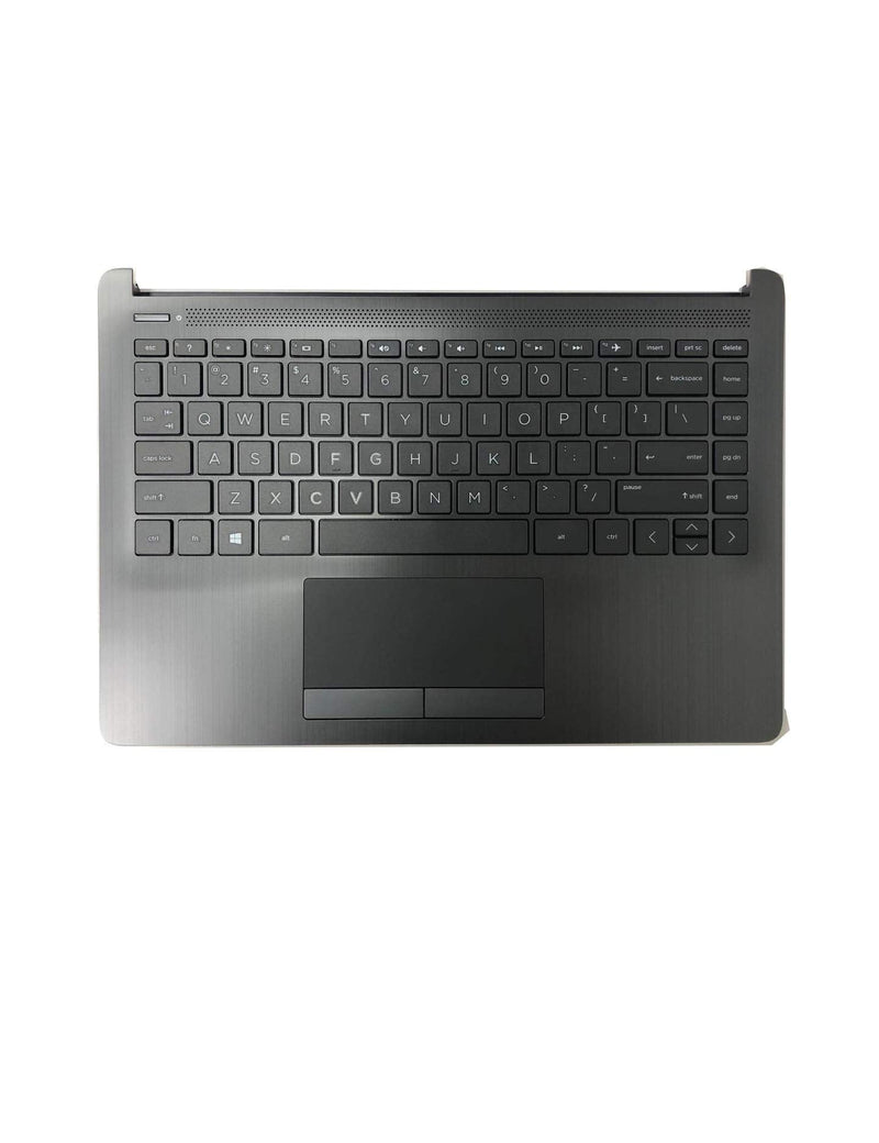LTPRPTS for HP Pavilion 14-CF 14-DF 14-DK Upper Palmrest Non-Backlit Keyboard Trackpad L24818-001 6070B1306601