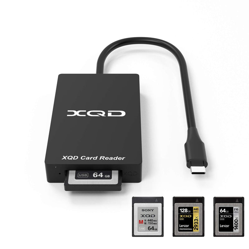 【Upgraded Version】 Type C XQD Memory Card Reader,USB C XQD Card Reader, XQD Reader Compatible with Sony G/M Series USB Mark XQD Card, Lexar 2933x/1400x USB C Mark XQD Card for Windows/Mac OS.