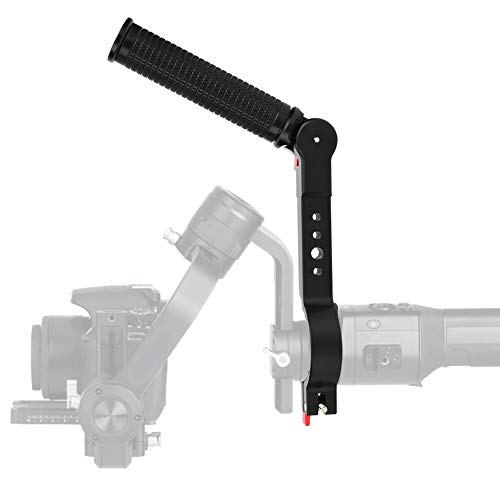 Gimbal Hand Grip, Lanyard Sling Extension Bracket Monitor Flash Mount Handle Extender Compatible for DJI Ronin-S Zhiyun Crane2 Handheld Gimbal Stabilizer(for Ronin-S)