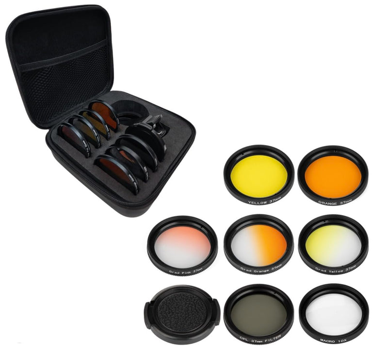 [AUSTRALIA] - Reef Coral Lens Phone Kits for Phone 7 Lenses Kit 1 Dust Shield Case 2 Lens Clips 