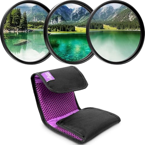 Altura Photo 95mm Camera Lens Filter Kit, UV, Polarizing & ND with Case