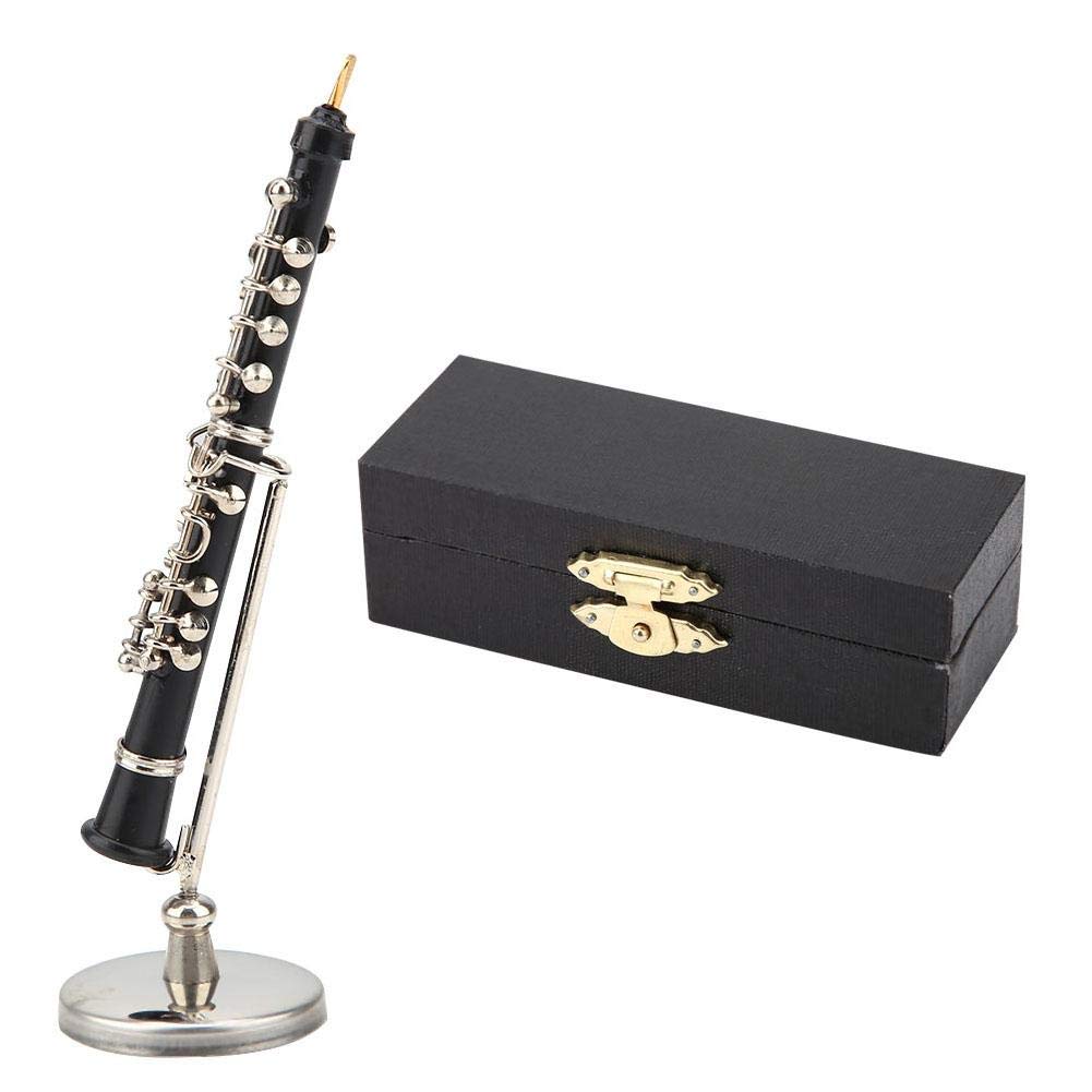 Mini Oboe Model Musical Instrument Miniature Decoration for Home Coffee Ornament