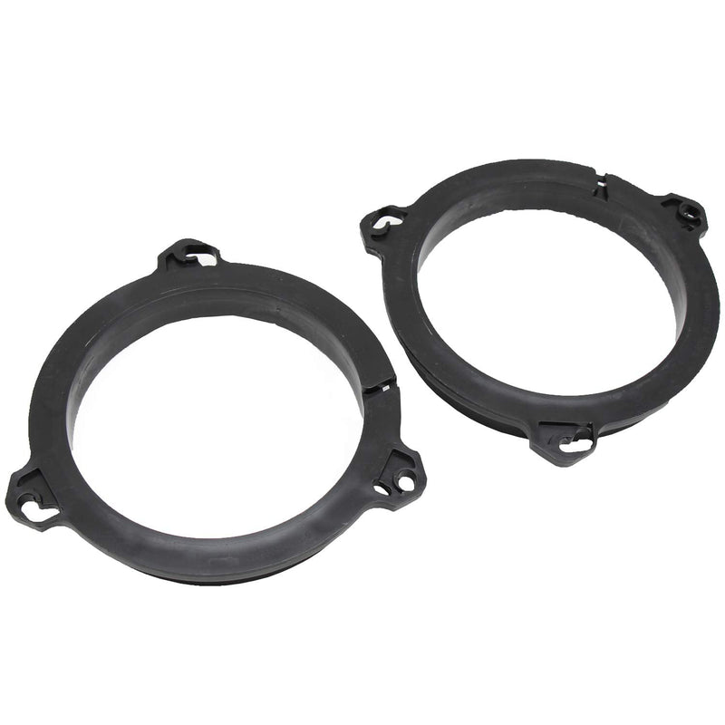 RED WOLF Car Door Speaker Adapter Spacer Ring Compatible with Nissan Frontier Altima Sentra 2004-2019, KIA K2 2011-2019, Infiniti Q25 2011-2021 6.5" Aftermarket Speaker Adapter Bracket Installation