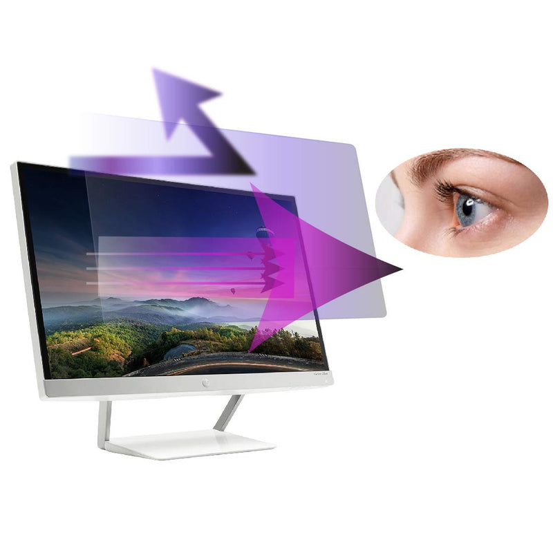 Premium Anti Blue Light and Anti Glare Screen Protector (2 Pack) for 21.5 inches Monitor with Aspect Ratio 16:9. Easy and Bubble Free Installation