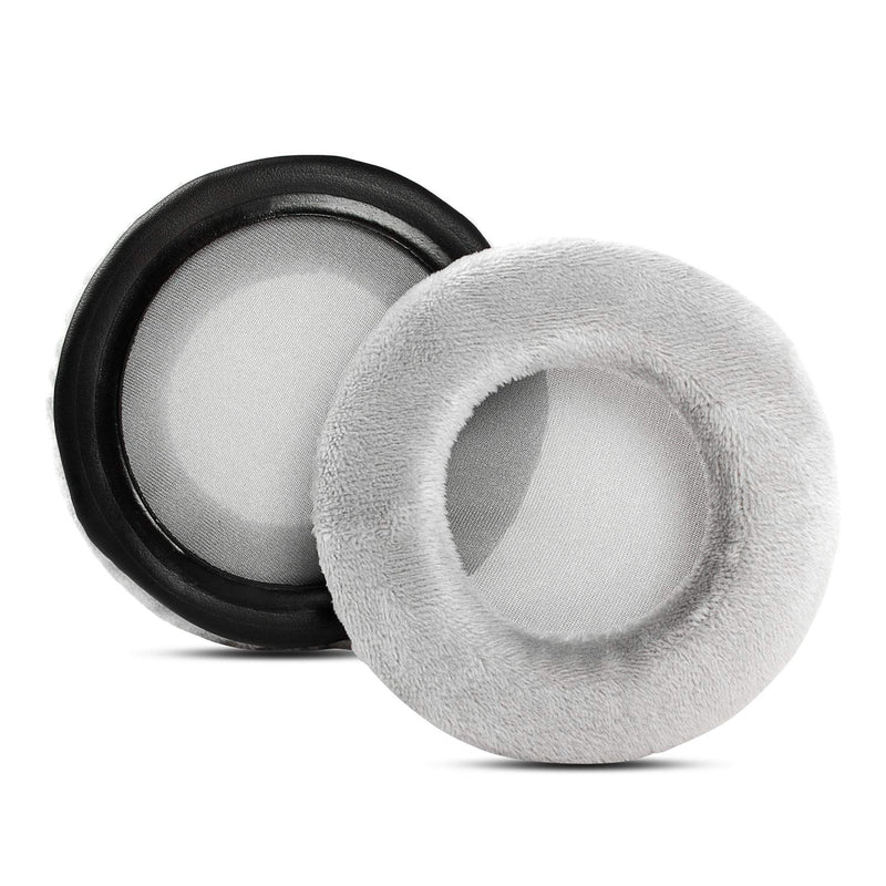 [AUSTRALIA] - Velvet Ear Pads Cushions Covers Replacement Earpads Foam Pillow Compatible with Beyerdynamic DT 990 Pro DT 770 Pro DT990 DT770 Pro Headset Headphone (Grey) Grey 
