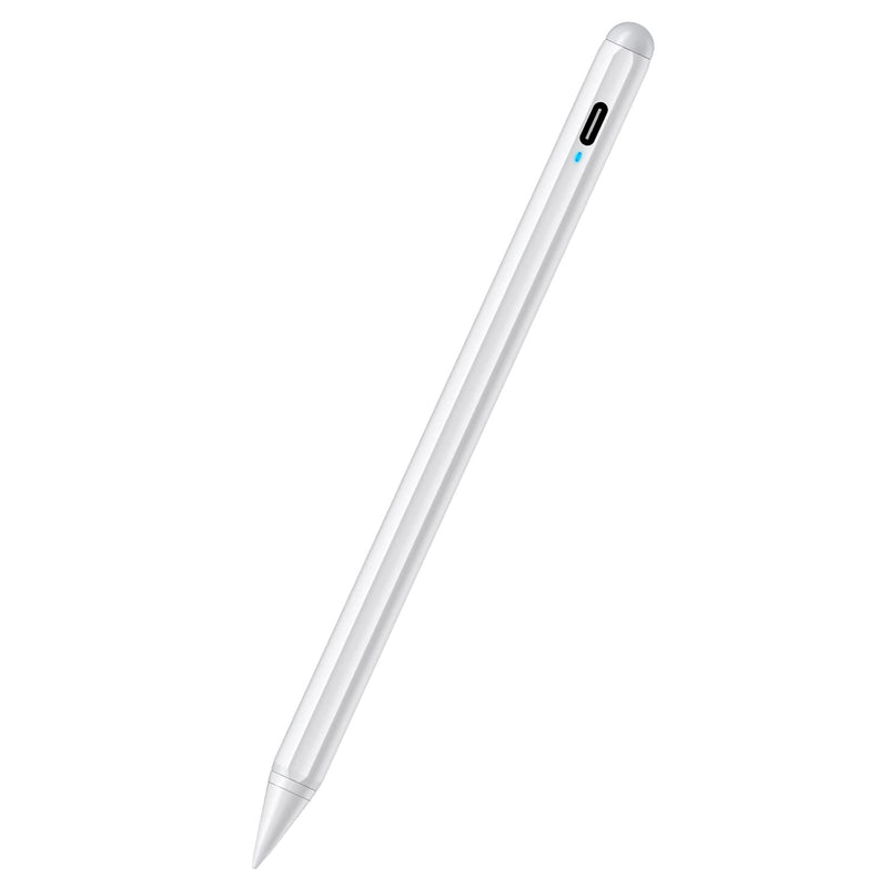AT-Mizhi Stylus Pen for Apple iPad Pencil 2018-2020, iPad Stylus Palm Rejection, High Precision, Auto Sleep, Compatible with iPad 6th 7th Gen/iPad Pro 11''&12.9''/iPad Air 3rd Gen/iPad Mini 5th Gen 6.2 inch