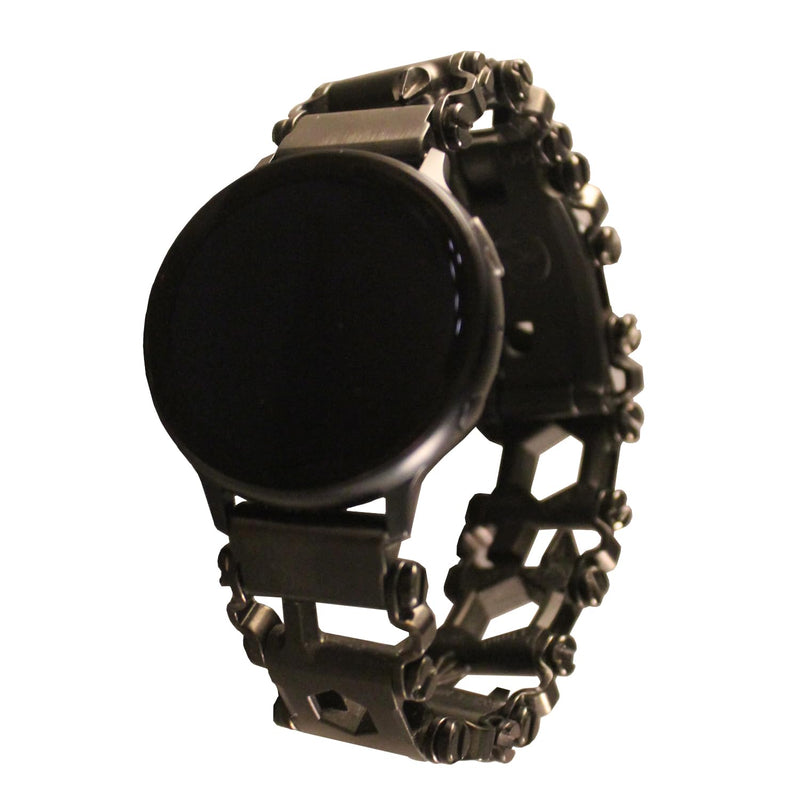 BestTechTool-Black-Samsung Watch adapter compatible with Leatherman bracelet… Galaxy 42,Active 40,Active2 40,44mm,Watch4 TREAD