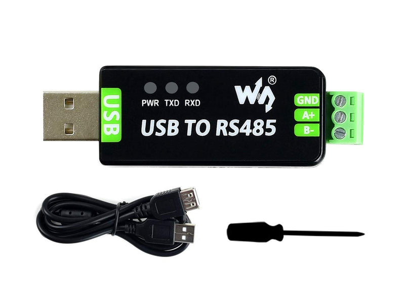 Waveshare Industrial USB to RS485 Converter with Original FT232RL and SP485EEN Embedded Protection Circuits for Industrial Control Equipments and/or Applications with High Communication Requirement