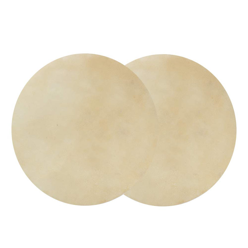 8.5/12 inch Buffalo Leather Drum Head 2pcs, Long-lasting and Consistent Sound for African Bongo Drums Accessory(12 inch) 12 inch