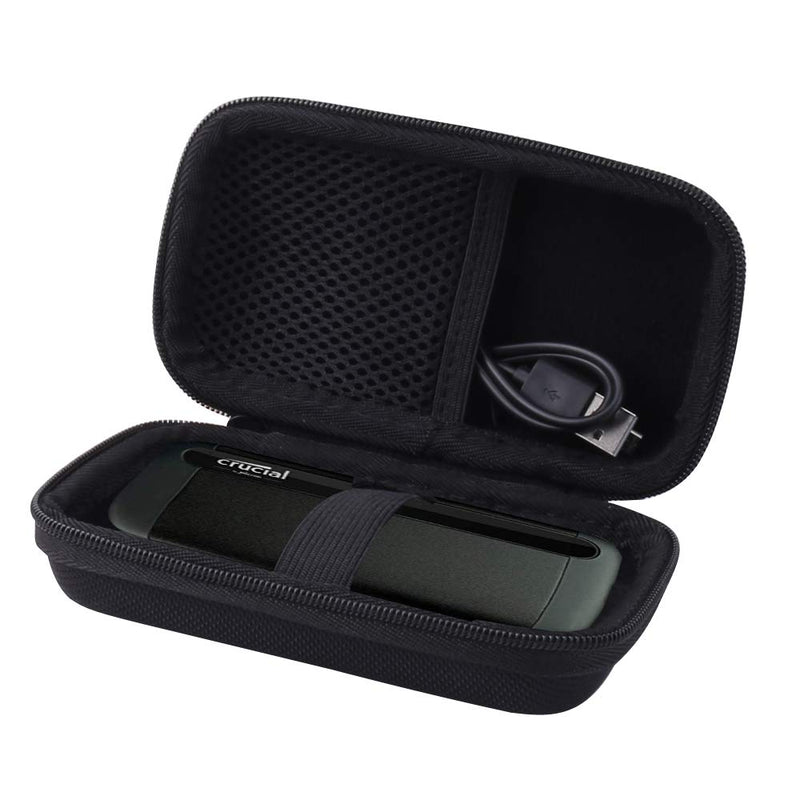 Aenllosi Hard Carrying Case Case Compatible with Crucial 1TB/500GB X8 Portable SSD (Carrying) for Crucial X8