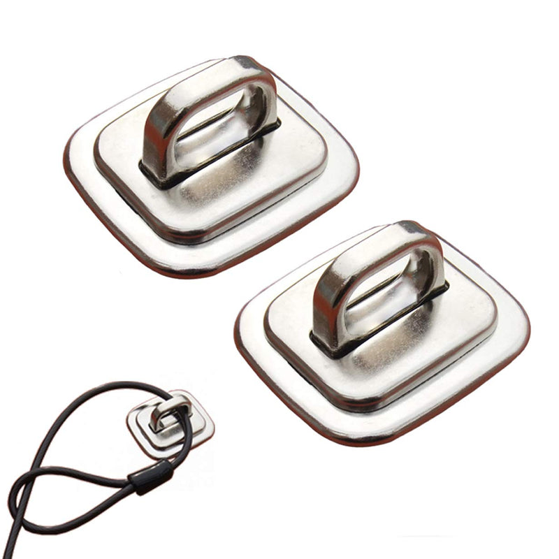 Security Anchor Base Plate for Keyed or Combination Cable Locks,Desk Mount Anchor Accessory for Cable Locks 2 pack