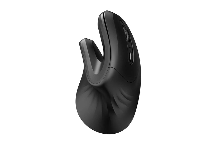 MOJO Perfect Grip Dual Mode Silent Vertical Mouse - Bluetooth / Wireless Optical Ergonomic Mouse w/Adjustable Sensitivity and Quiet Buttons Perfect Grip - Dual Mode (Bluetooth + Wireless)