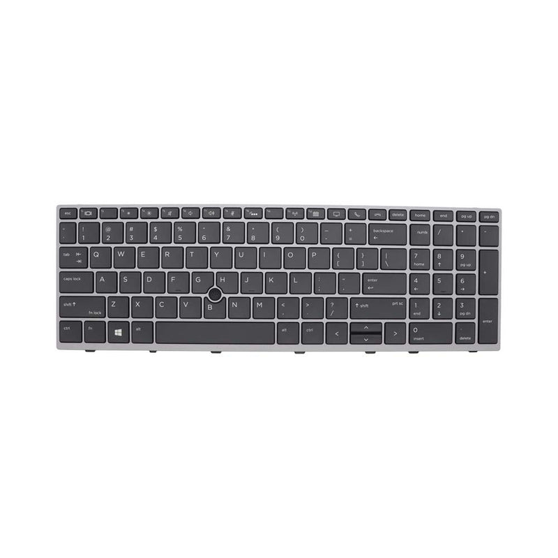 New Keyboard Replacement for HP EliteBook 755 G5 850 G5 6037b0136601 V162826DS1 6037B0136101 HPM17B73USJ9301 HPM17B7 with Backlit, Pointer US