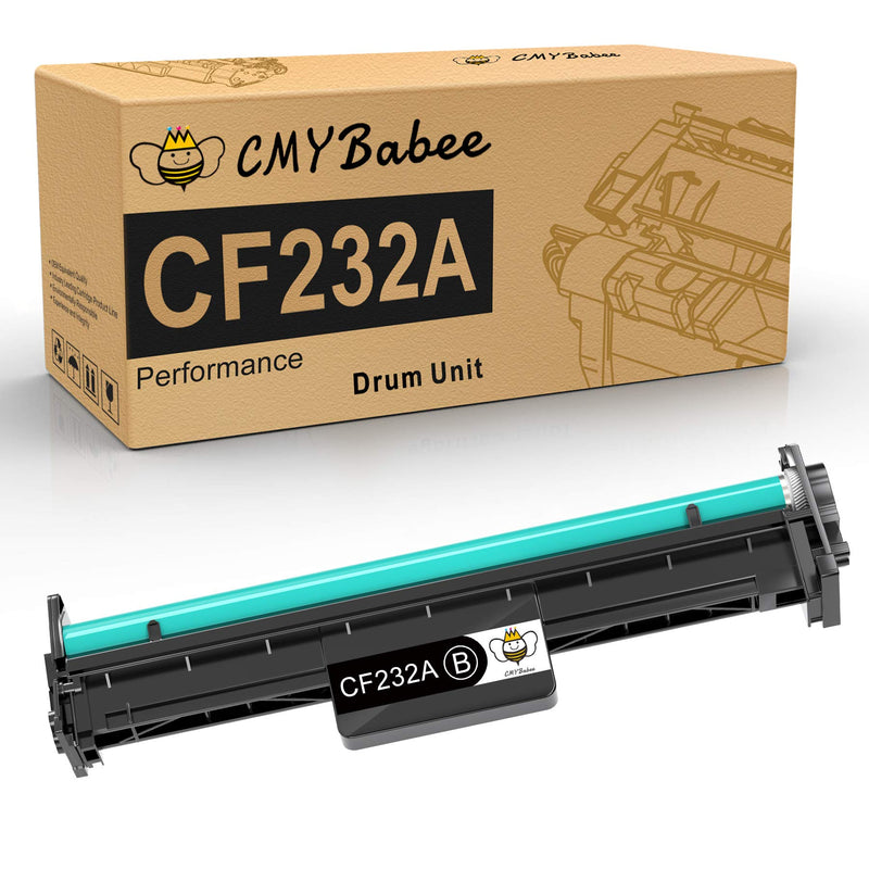 CMYBabee Compatible Drum Unit Replacement for HP 32A CF232A Drum for HP Pro M203dw M148dw M227fdw M118dw M148fdw M227fdn Printer (Black, 1 Pack)