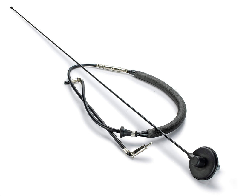 [AUSTRALIA] - DV8 Offroad Full Size Antenna for 1997-2006 Wrangler TJ | 31" Long | Includes New Wiring | Stainless Steel Construction | Black Finish 
