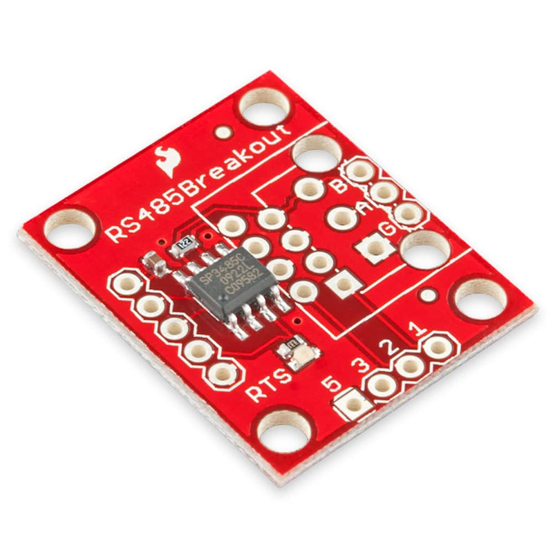 SparkFun Transceiver Breakout - RS-485 - SP3485 Half-Duplex Transceiver | This is a breakout board for the SP3485 RS-485 transceiver IC, which will convert a UART serial stream to RS-485.