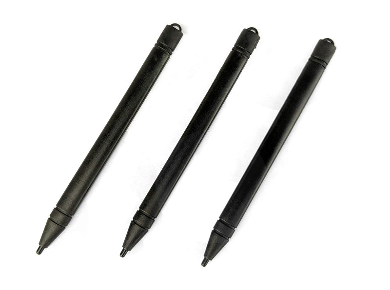 3-Pack Replacement Stylus Pen Set for LCD Writing Tablets - Compatible with All LCD Drawing Pad Brands (Does NOT Work with Digital Drawing Pads) 3-Pack