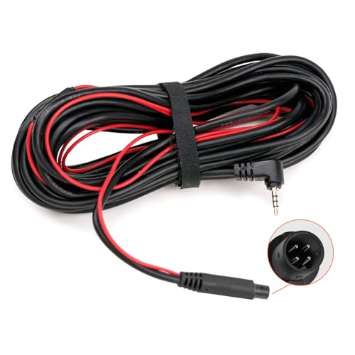 WOLFBOX 33Feet Rear Camera Longer Replacement Cable for G840S/ G930 / G840H / G850 / G850PRO / i07/ i17 / G900PRO Version with 2.5mm Jack (4-Pin)