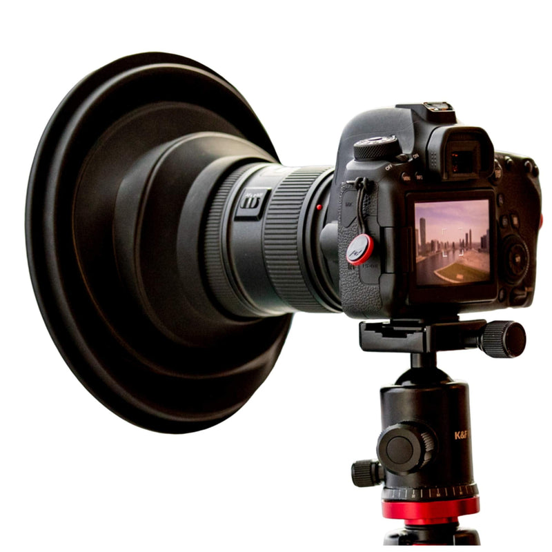 [AUSTRALIA] - Original ULHgo Ultimate Lens Hood - Camera Lens Anti Reflection - LenSkirt Antireflection - DSLR Rubber Lens Hoods - Fits 49mm to 82mm Filter Thread - from Kickstarter 