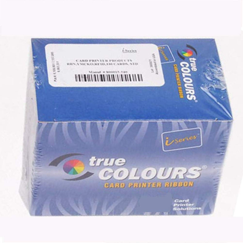 New 800015-440 YMCKO Color Ribbon Tape for Zebra P330i P420i P430i ID Card Printers 800015-440 YMCKO Ribbon 200 Images Genuine (1 Piece) 1 Piece