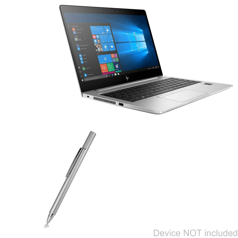 BoxWave Stylus Pen for HP EliteBook 840 G5 (Stylus Pen by BoxWave) - FineTouch Capacitive Stylus, Super Precise Stylus Pen for HP EliteBook 840 G5 - Metallic Silver