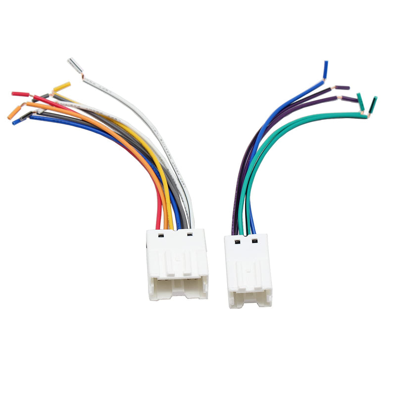 RED WOLF Radio Install Wiring Harness for Nissan 1995-2008, Infiniti 1990-2008 Replacement Aftermarket Power/Speaker Stereo Plug Connector Radio harness
