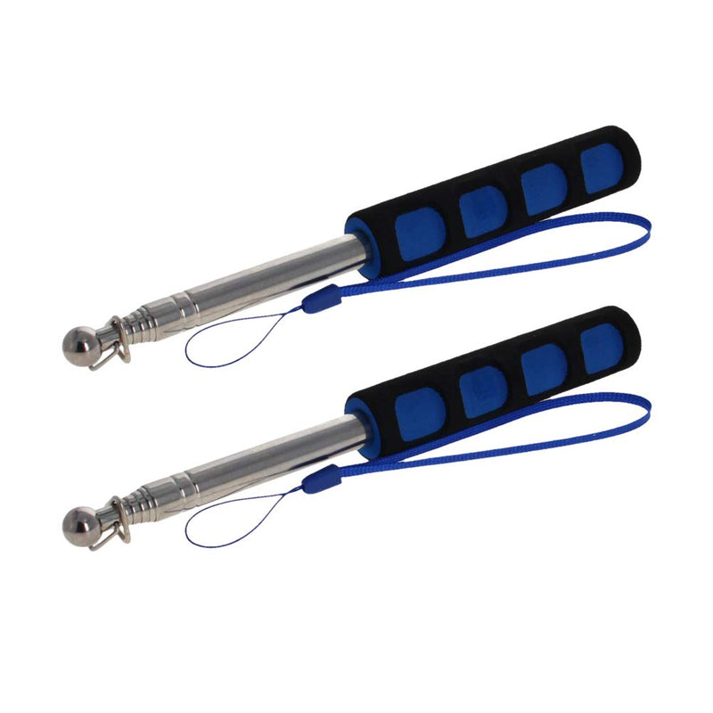 Othmro 2pcs Telescopic Teachers Pointer,Teachers Pointer Stick, Extendable Hand Pointer Retractable Classroom Whiteboard Pointer Extendable for Teachers, Guides, Coach Extend to 39.4"