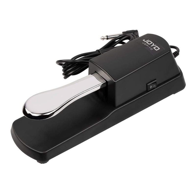 JOYO JSP-10 Universal Sustain Pedal for Electric Piano Keyboard Synthesizer with 1/4 Inch Connector Digital Piano Pedal