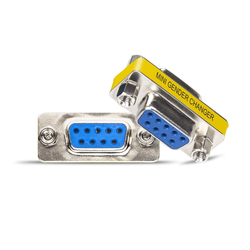 DriverGenius RD232F2F DB9 Serial RS232 COM Gender Changer - for USB to RS232 Serial Cable Adapter (Female/Female) F/F