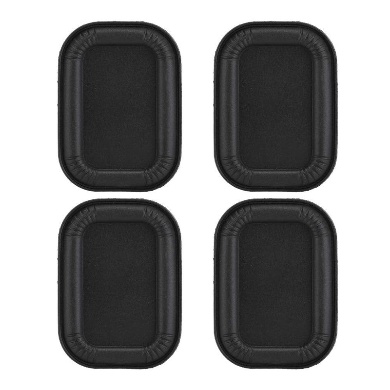 Bass Speaker Passive Radiator, Auxiliary Bass Rubber Vibration Plate Oval for Use in a Closed Cabinet to Enhance the Bass Performance of the Speaker(Black) Black