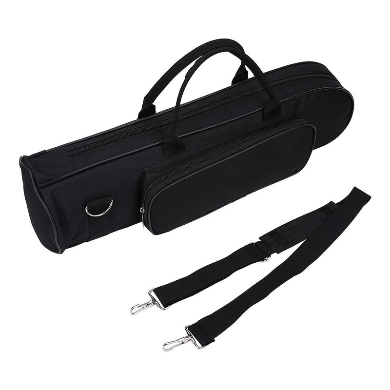 Alomejor Trumpet Bag Oxford Cloth Shockproof Trumpet Case with Shoulder Strap and Gripped Handle for Trumpeter Black