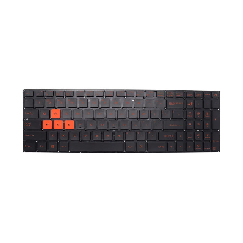 New Keyboard Replacement for ASUS ROG Strix GL702 GL702VT GL702VS GL702VM GL502V GL502VM GL502VS GL502VT GL502VY with Backlit no Frame Red