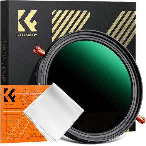 K&F CONCEPT 58mm Variable ND2-32 & Polarizing Effect 2-in-1 Lens Filter
