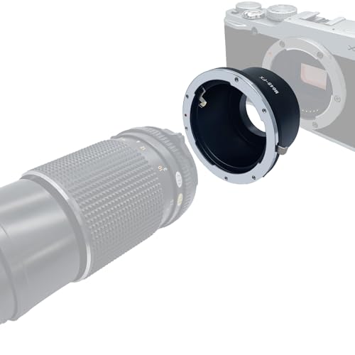 Compatible with M645 (M645) Mount Lenses to FX X Mount Cameras X100, X10,X-S1,X-Pro1,X-E1,XF1,X20,X100S Camera,M645 to FX Lens Adapter for Camera Mamiya 645 to FX Camera Lens adapter