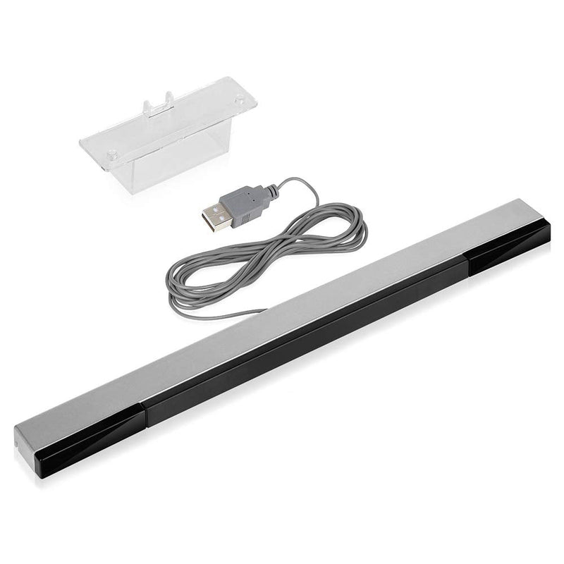 NIFERY Dolphin Bar USB Wii Sensor Bar, PC Wii Infrared Ray Motion Sensor Bar for Nintendo Wii/Wii U Console Compatible with PC USB-Port