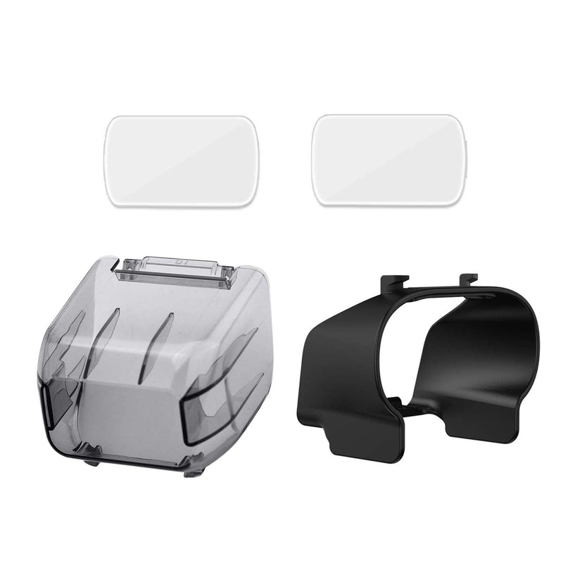 O'woda Mini 2 /Mini SE Gimbal Protector Kit: Camera Lens Cover Cap + Tempered Films (2 Sets) + Lens Hood Sunshade Gimbal Guard, 3-in-1 Lens Protection Accessories for DJI Mini 2/Mavic Mini/ Mini SE 3 in 1 Lens Protection Combo