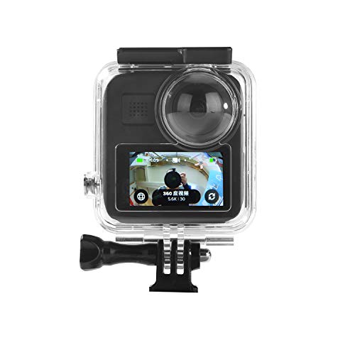 Waterproof Housing Case for Gopro Max Action Camera, Underwater Diving Protective Shell 30M with Bracket Accessories (Not for MAX 360 2025) MAX Waterproof Case
