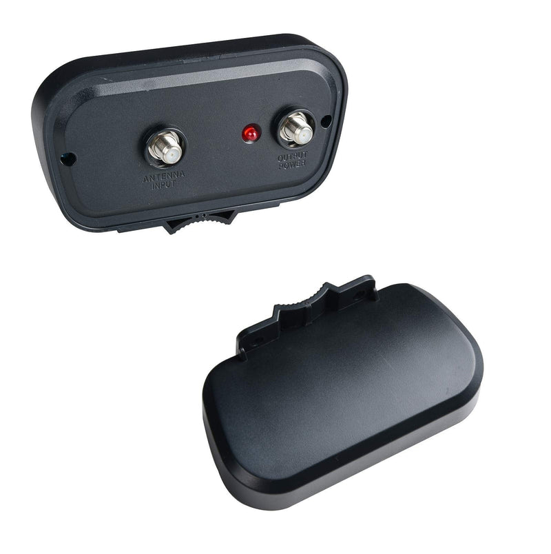 Smart HD Antenna Signal Pre-Amplifier, Amplify VHF and UHF Signals, 4G LTE Filter, Dual Outputs. Compatible with Passive Antenna ONLY